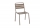 Lot de 2 chaises empilables Nomade taupe